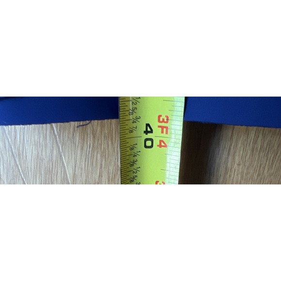 Alex Evenings Women's Short Faux-wrap Dress Hip Embellishment Blue Size 8 - Picture 6 of 6